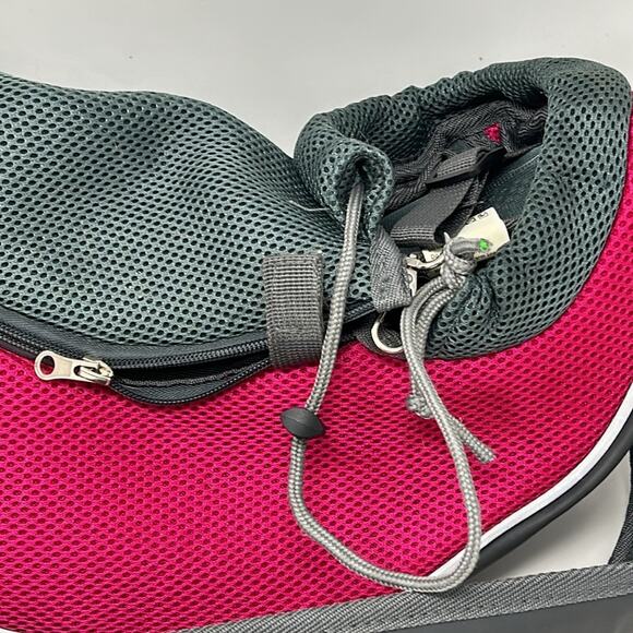 Pet Dog Sling Carrier, Breathable Mesh Portable Pet Sling Shoulder Strap Small - Picture 8 of 8